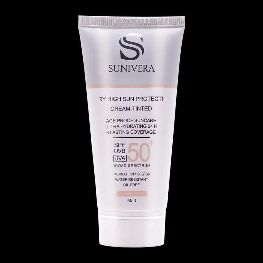 کرم ضد آفتاب رنگی پوست چرب سانیورا SPF50 — تصویر ۲