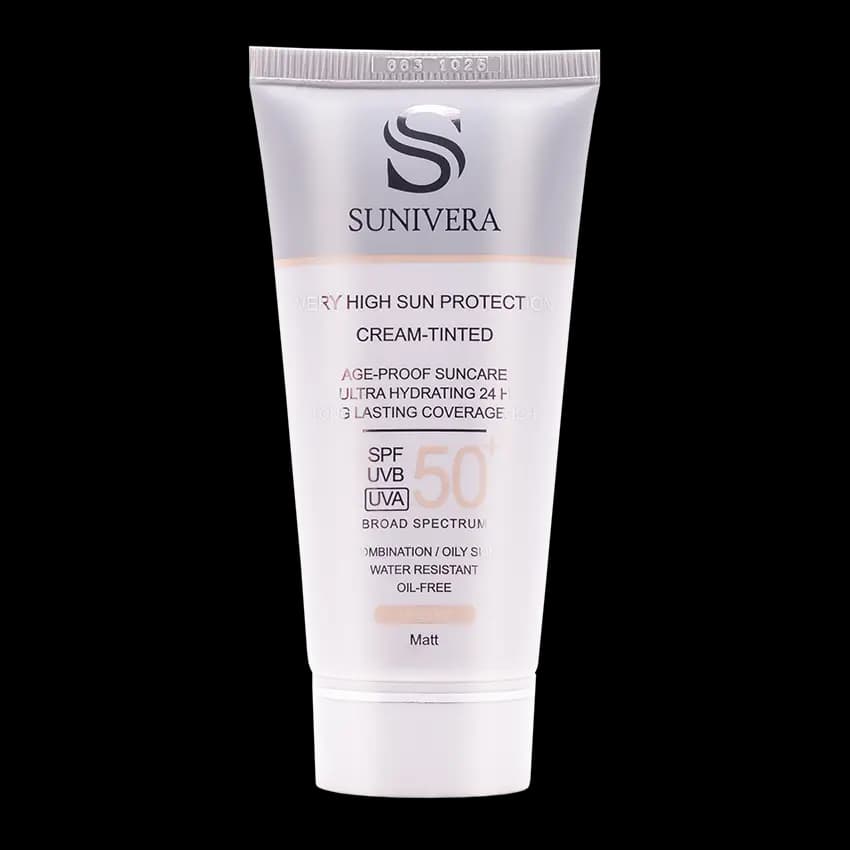 کرم ضد آفتاب رنگی پوست چرب سانیورا SPF50 — تصویر ۶