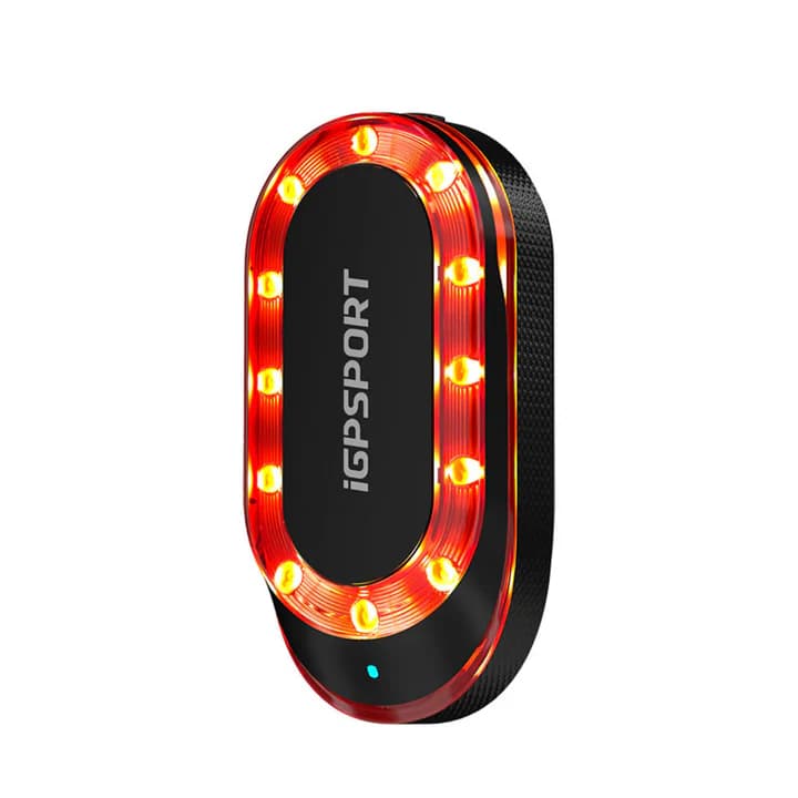 چراغ عقب دوچرخه iGPSPORT SR Mini | ایمنی هوشمند با رادار و هشدار ترمز