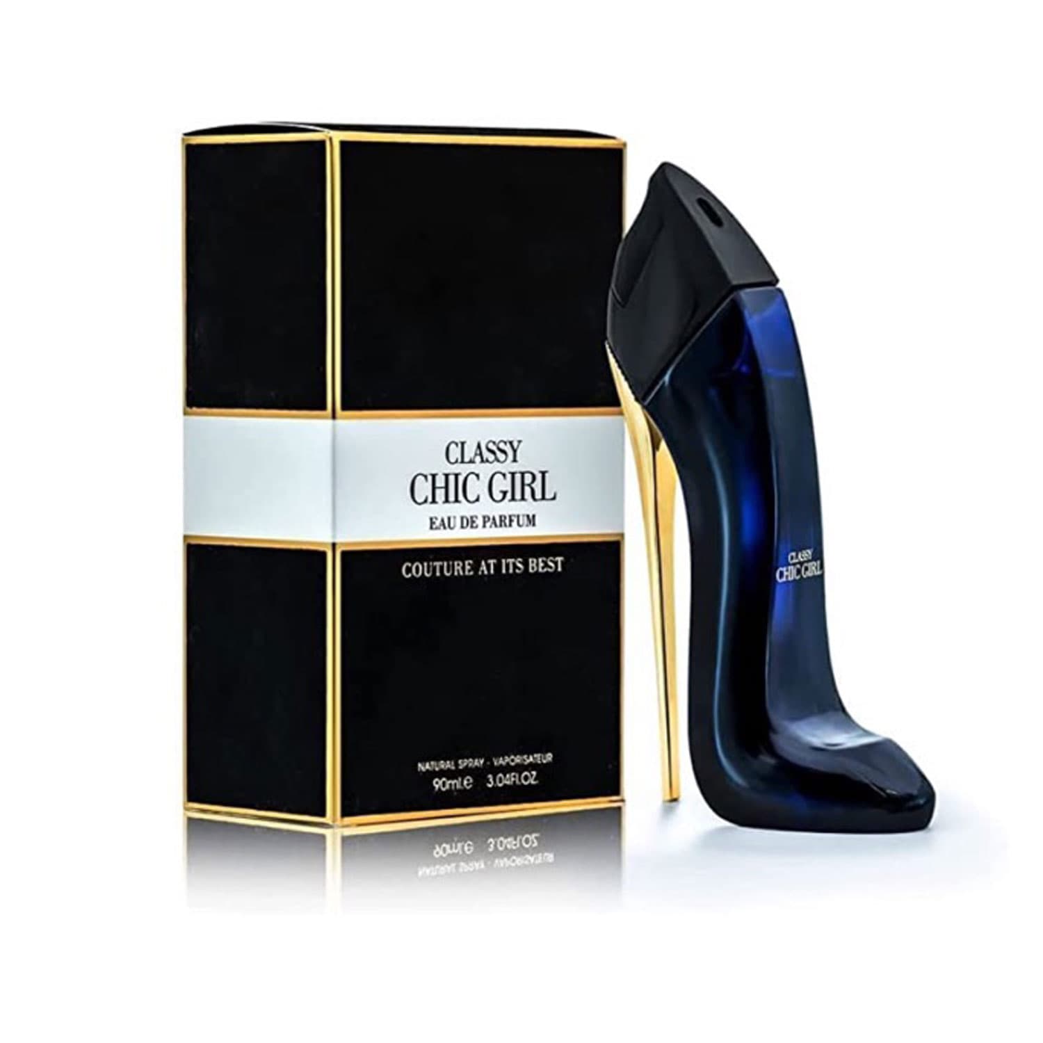 عطر ادکلن چیک گرل کلاسی classy chic girl | گودگرل مشکی زنانه فراگرنس (کپی) — تصویر ۲