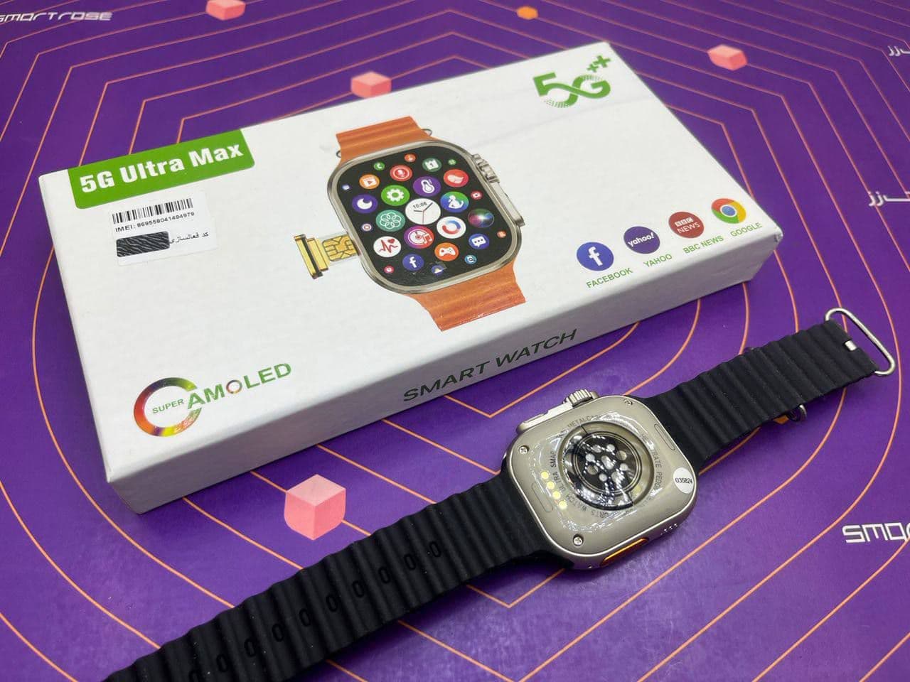 ساعت هوشمند طرح اپل واچ اولترا سیم کارتخور مدل 5G Ultra Max — تصویر ۴