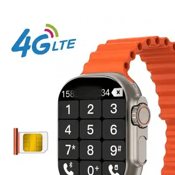 ساعت هوشمند طرح اپل واچ اولترا سیم کارتخور مدل BW10 4G PRO
