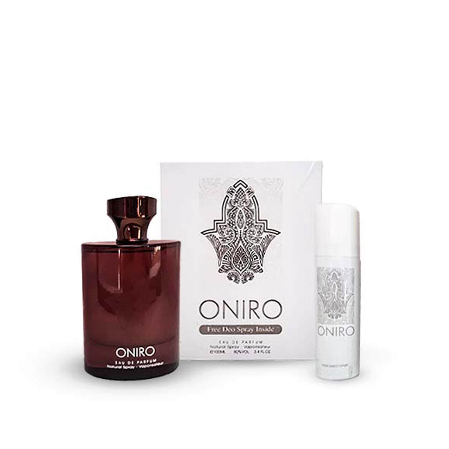ادکلن اونیرو با اسپری فرگرانس ورد 100 میل – Fragrance World Oniro
