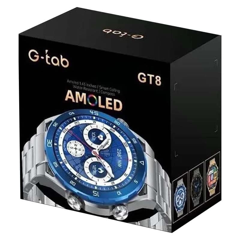 ساعت هوشمند صفحه گرد Gtab مدل GT8 — تصویر ۳