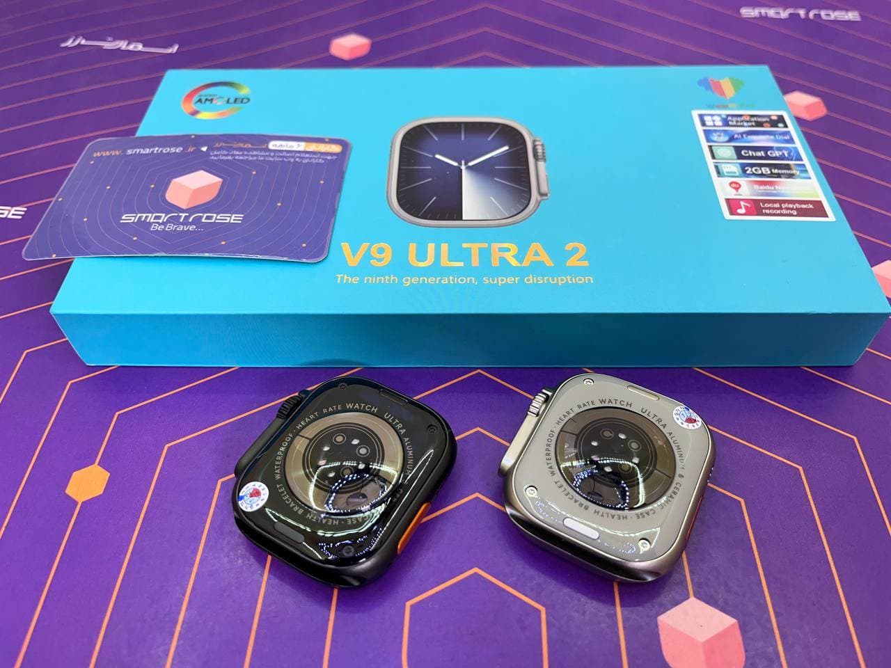 ساعت هوشمند طرح اپل واچ اولترا مدل V9 ULTRA 2 دارای گالری عکس و با گارانتی — تصویر ۵