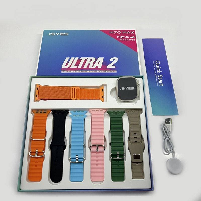 ساعت هوشمند طرح اپل واچ اولترا M70 Max ULTRA 2 JSYES با گارانتی تعویض