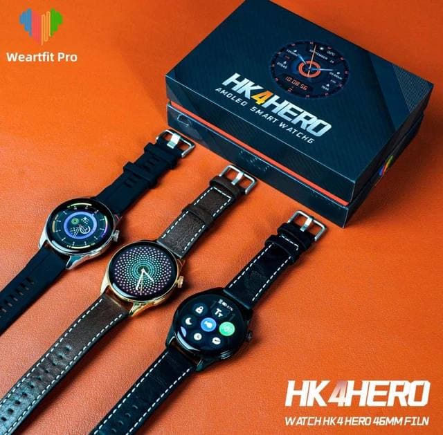 ساعت هوشمند صفحه گرد مدل HK4 HERO با صفحه نمایش AMOLED و هوش مصنوعی chatGBT با گارانتی — تصویر ۲