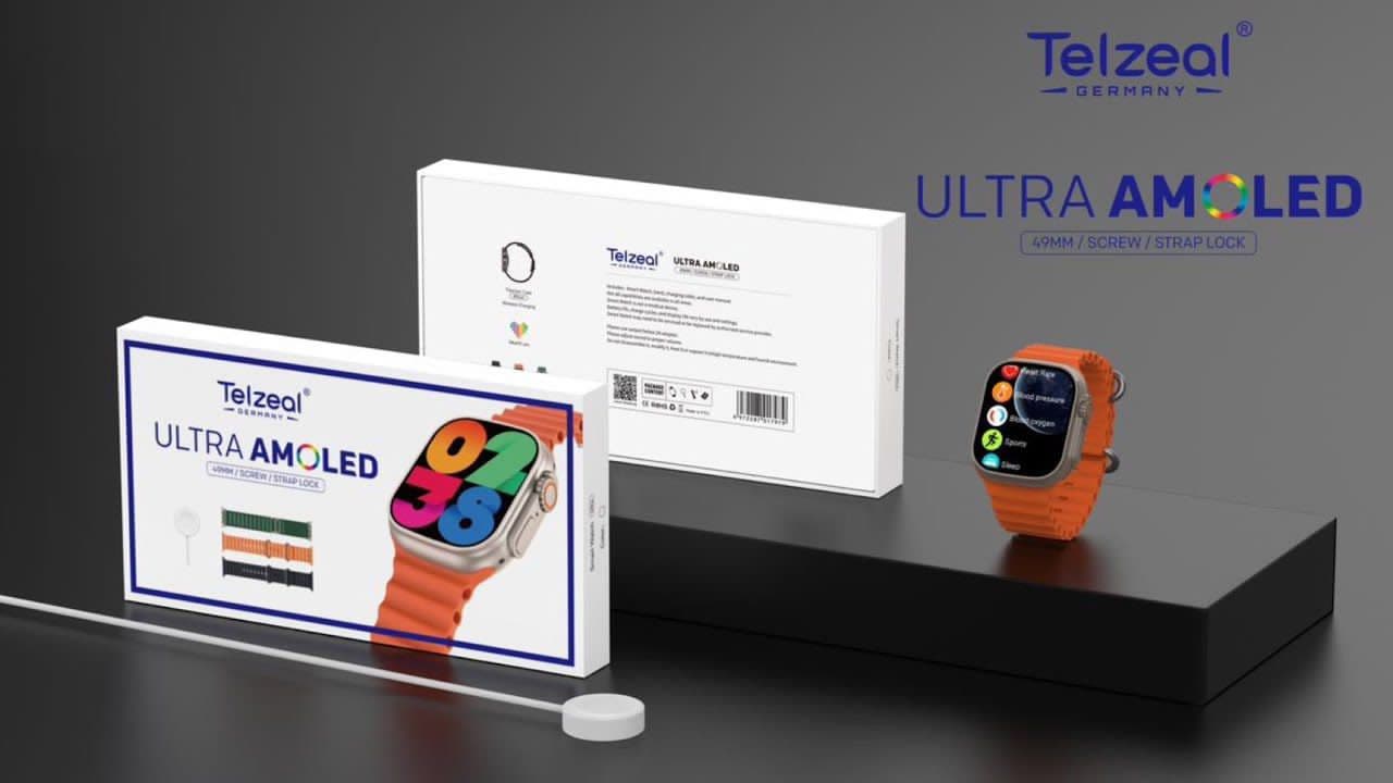 ساعت هوشمند طرح اپل واچ اولترا مدل ULTRA AMOLED سری جدید HK8 با گارانتی — تصویر ۶