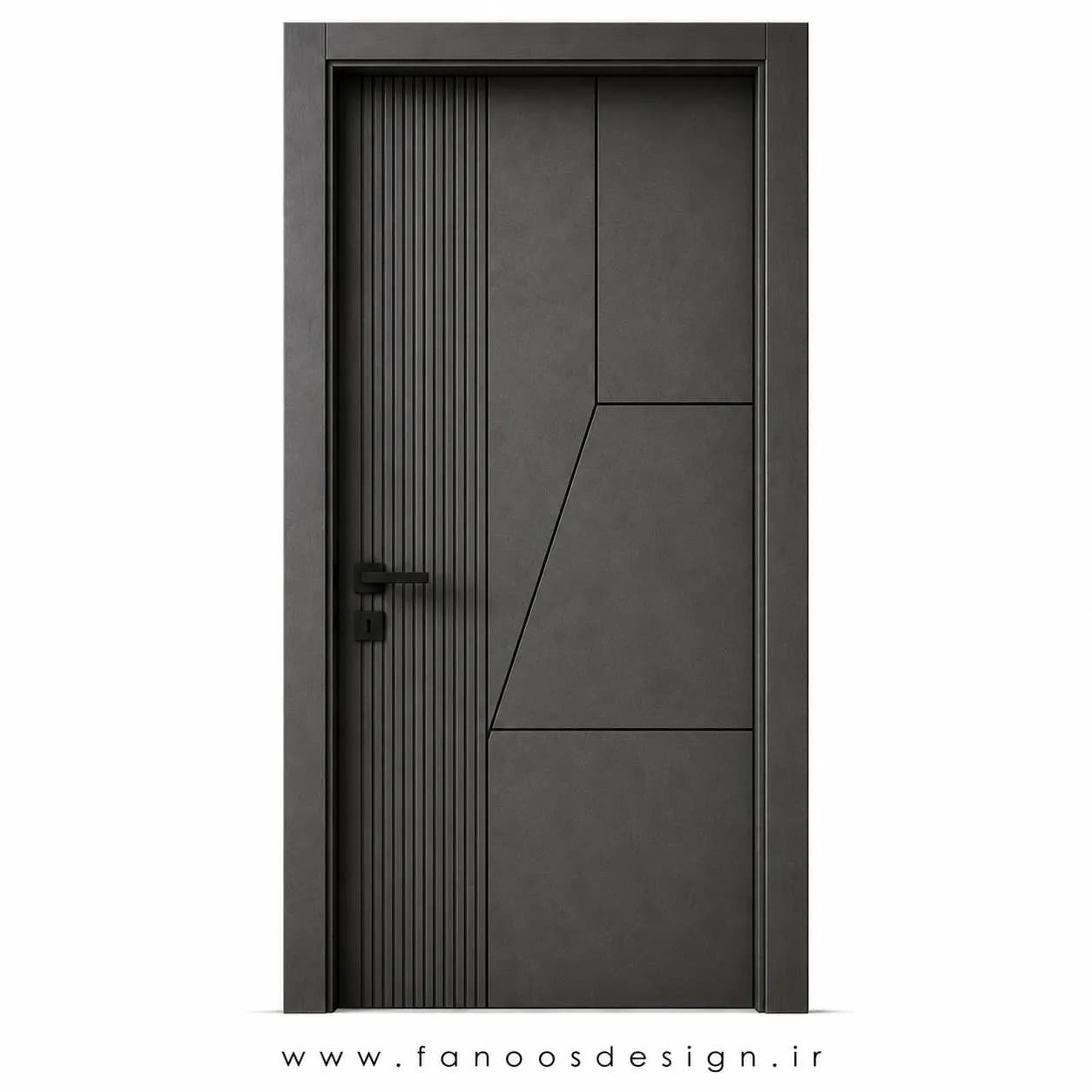 درب اتاق طوسی مدرن سی انسی کد 30493