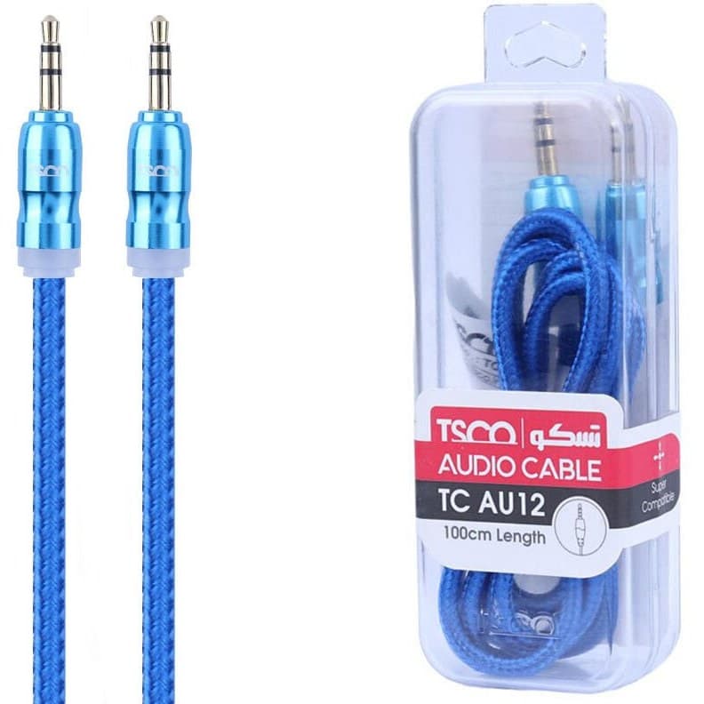 کابل AUX تسکو مدل TC AU12 طول ۱ متر