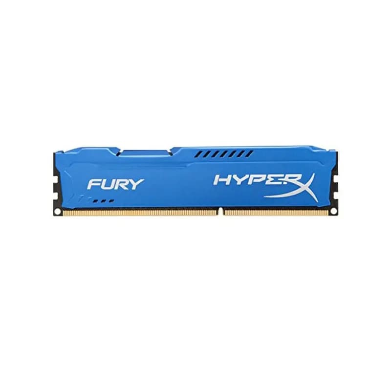 رم کامپیوتر هایپرایکس تک کاناله مدل Fury HyperX فرکانس 1600 مگاهرتز DDR3 تایمینگ CL10 حافظه 8 گیگابایت — تصویر ۳