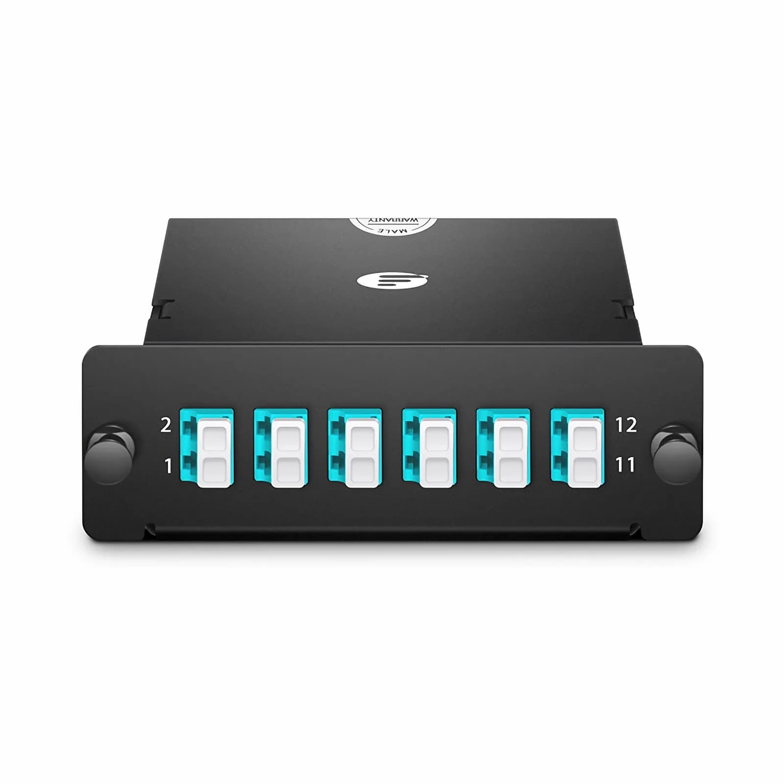CASSETTE FOR HD FO PANEL MPO/MTP TO LC, 12 PORTS OM4
