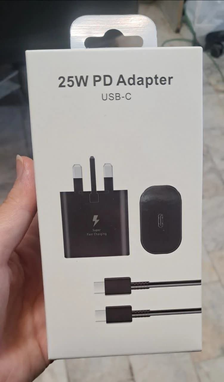 شارژر 25 وات مدل EP-TA800 مشابه اورجینال با گارانتی — تصویر ۲