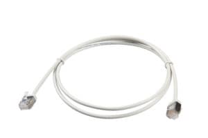 CATEGORY 6A S/FTP SLIMLINE PATCH CORD LSOH GREY, 1M