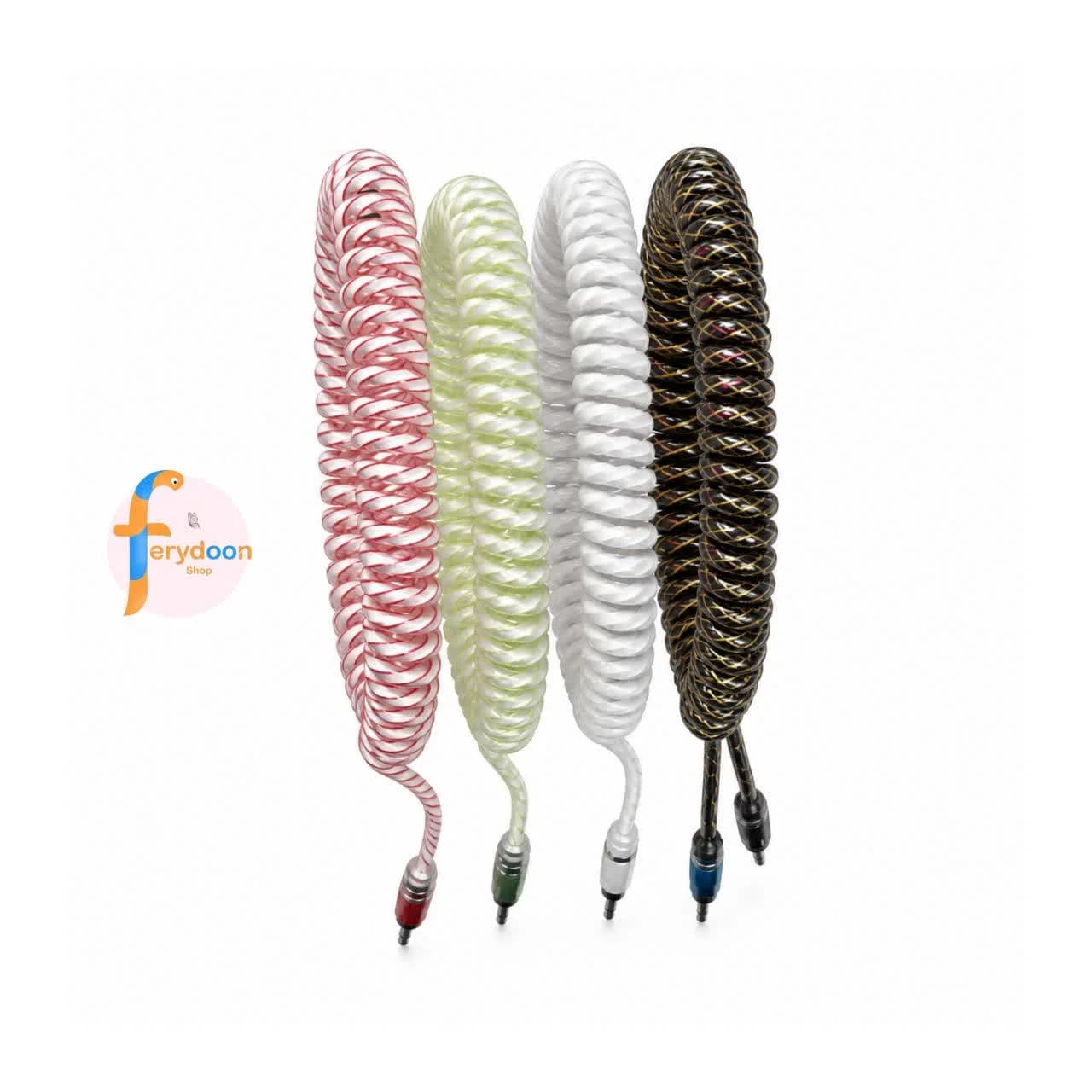 کابل AUX تلفنی فنری؛ انتخابی کاربردی برای خودرو و استفاده روزمره