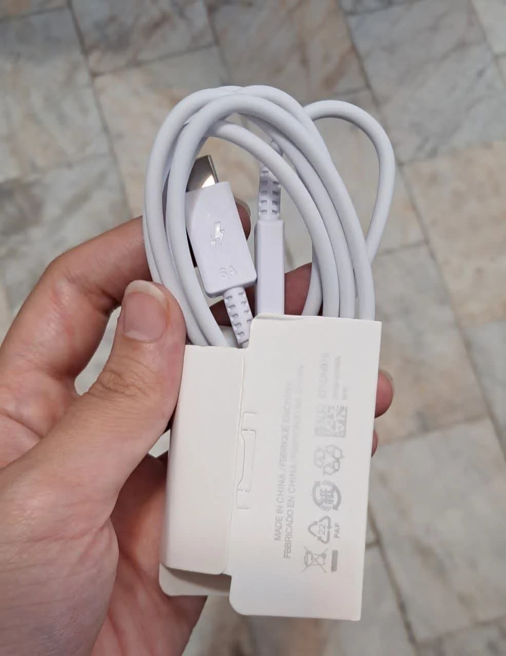 کابل شارژ تایپ سی سامسونگ مدل S23 Ultra طول ۱ متر — تصویر ۴