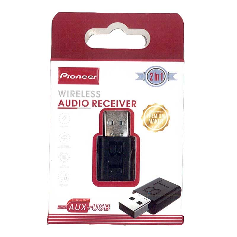 فرستنده و گیرنده صوتی بلوتوث پایونیر مدل Pioneer Audio Receiver Wireless 2 in1
