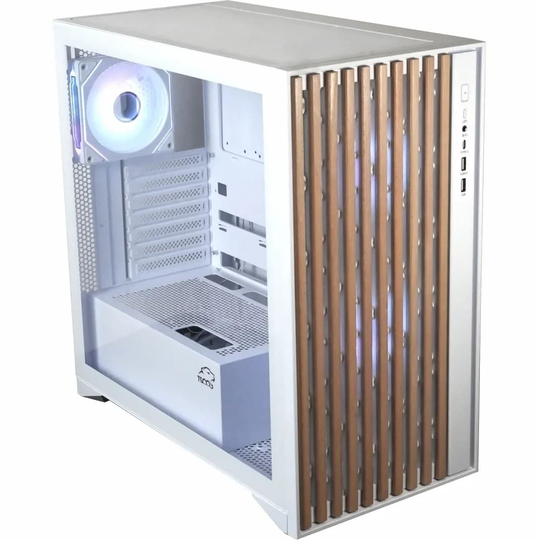 قاب کیس گیمینگ سفید تسکو مدل TSCO Case Gaming GC4512 — تصویر ۳