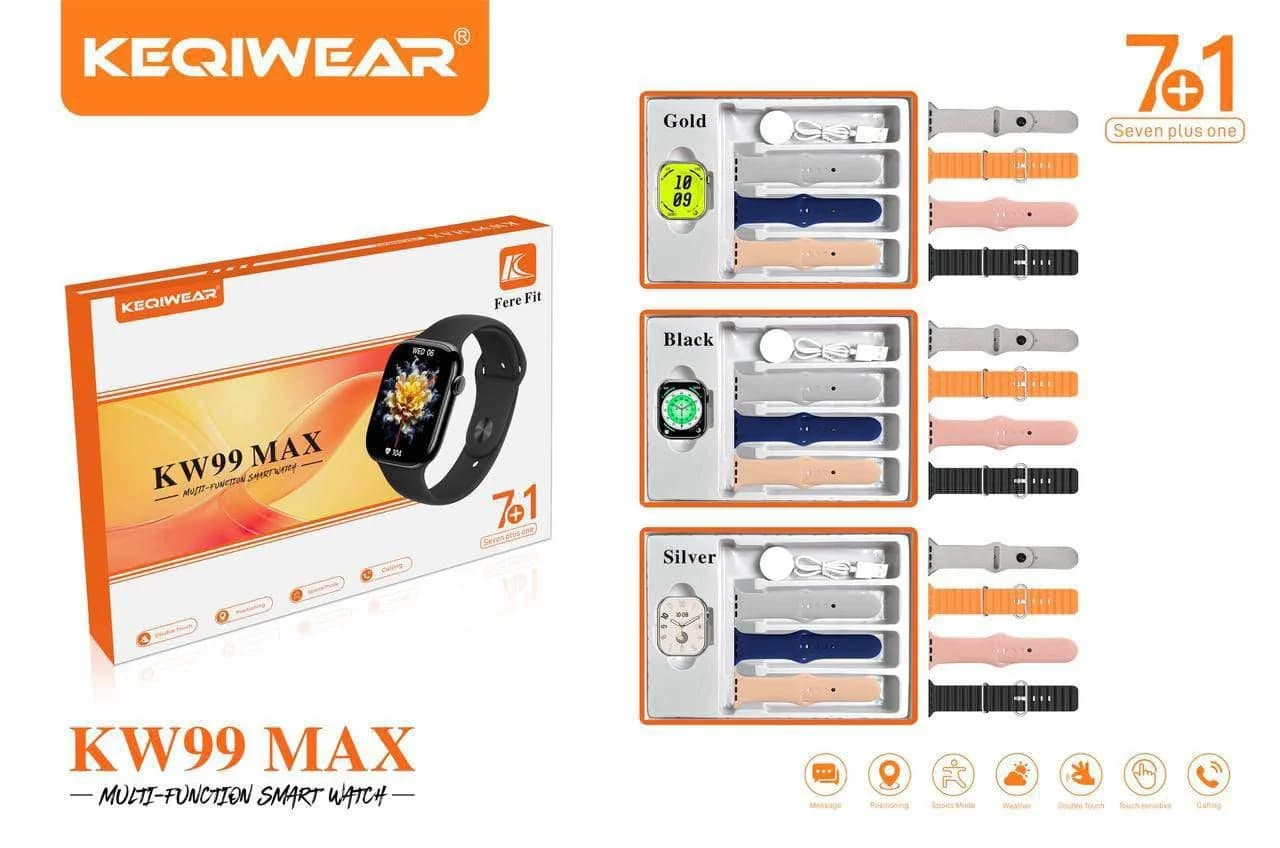 ساعت هوشمند KEQIWEAR KW99 Max؛ استایلی بی‌نظیر برای کاربران مدرن