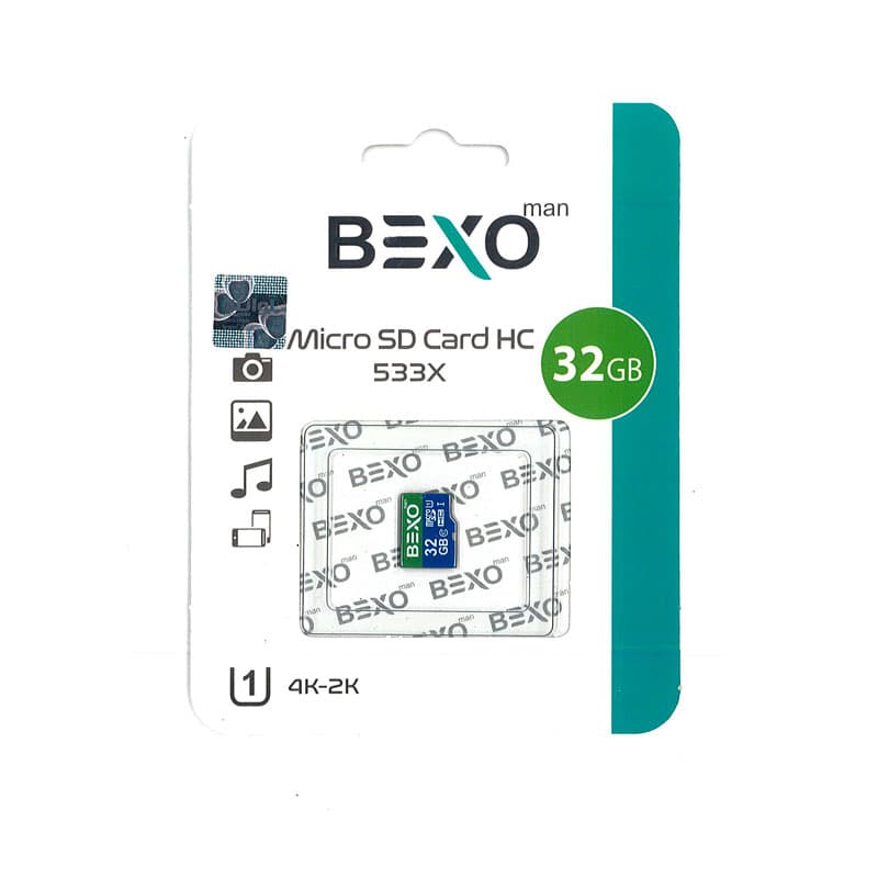 کارت حافظه 32 گیگ بکسو Bexo Micro SD 32GB 533X