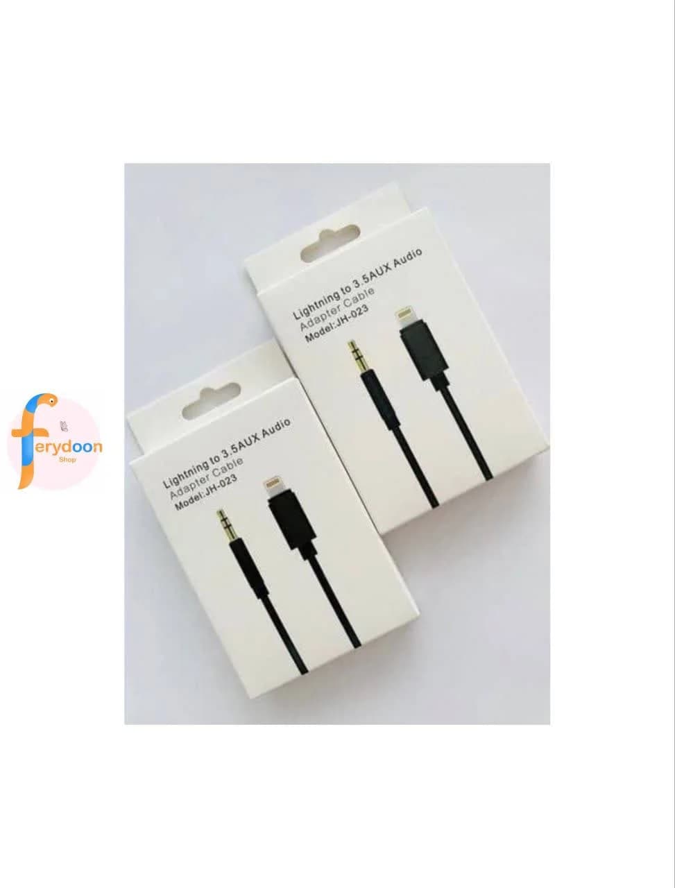 کابل انتقال صدای آیفون (Lightning به AUX) مدل JH-023
