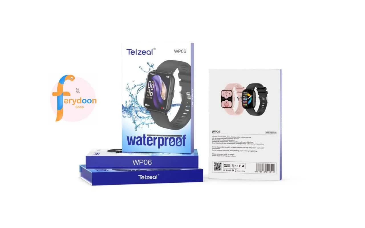 ساعت هوشمند تلزل Telzeal WP06؛ پرچم‌داری خوش‌قیمت با ۳ بند متنوع