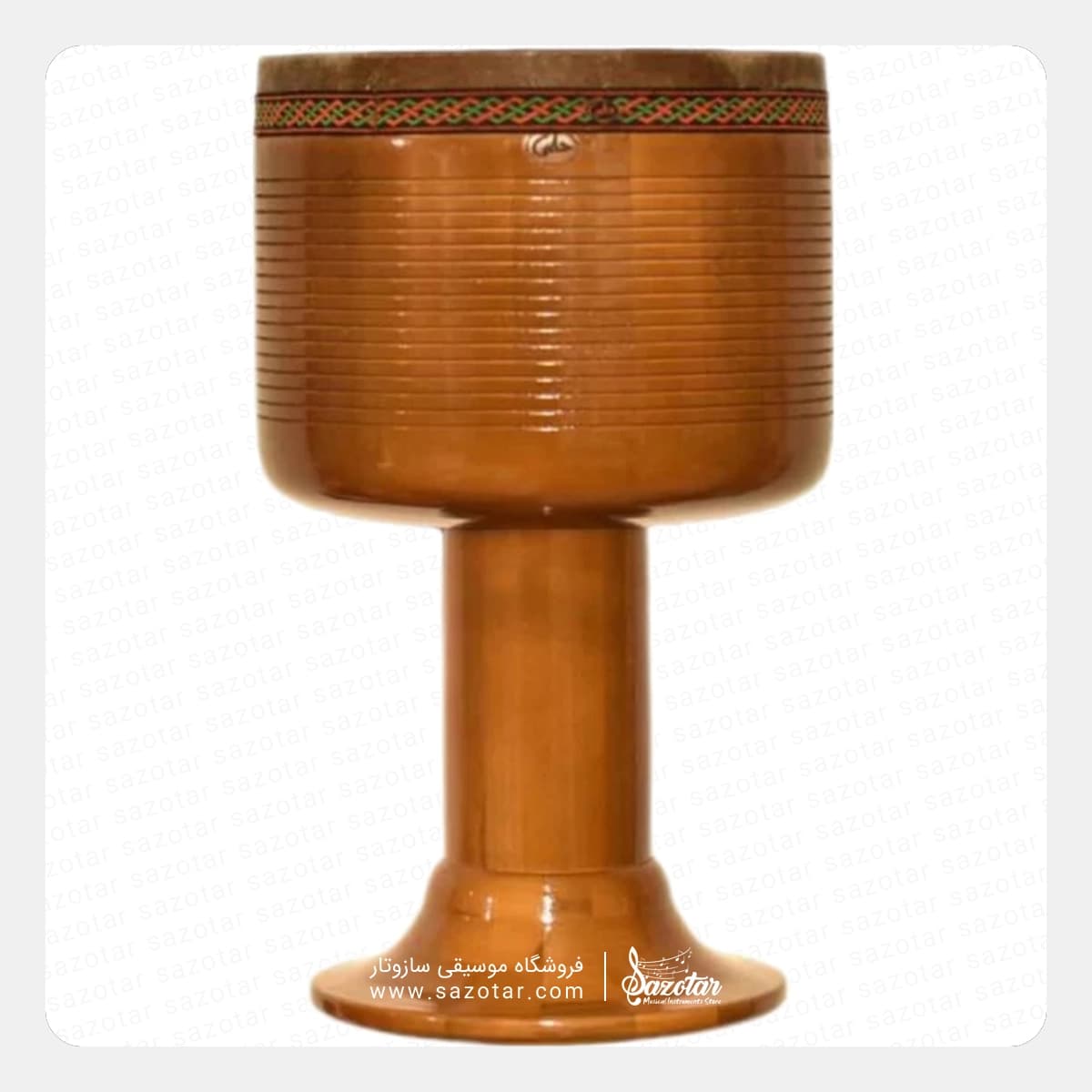 تنبک حلمی ترکه ای سایز 28 کد 8