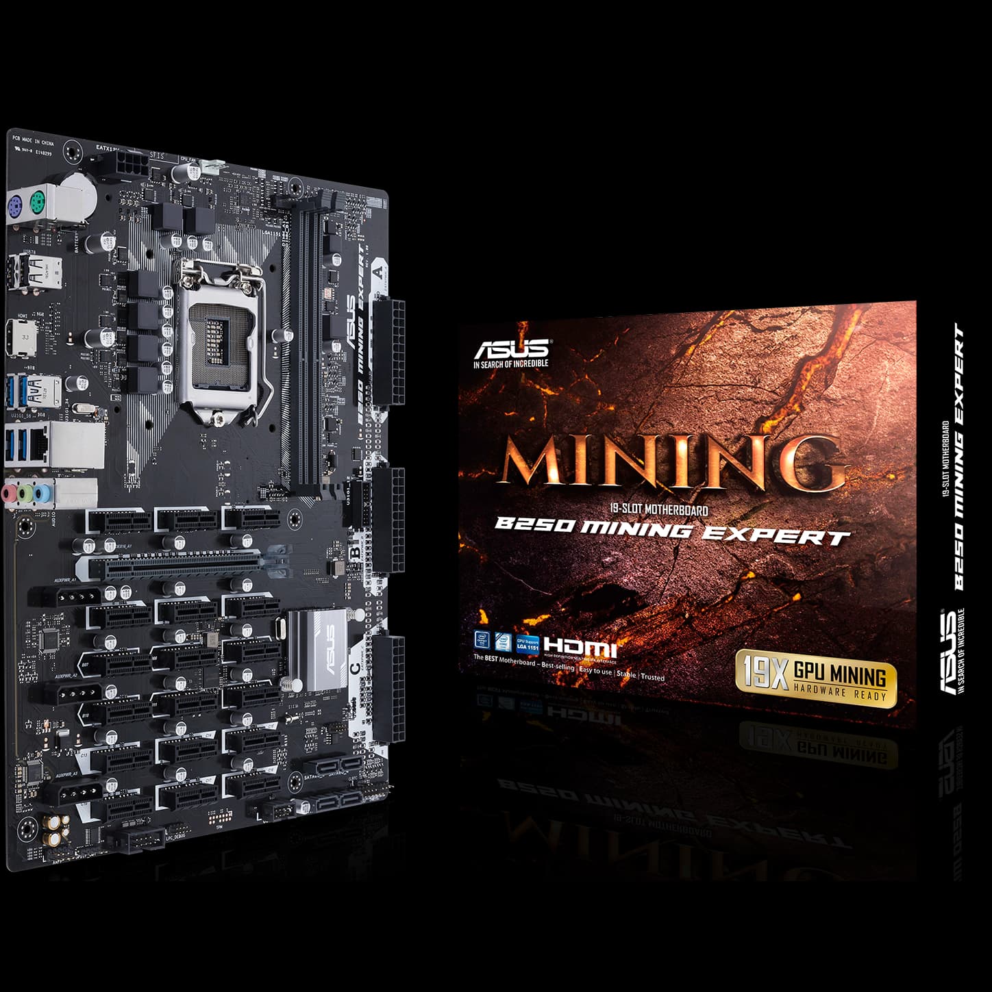 مادربورد ایسوس مدل b250 mining expert — تصویر ۲