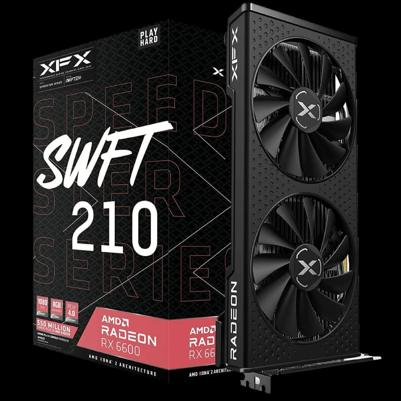 کارت گرافیک ایکس اف ایکس مدل Radeon RX6600xt swft210