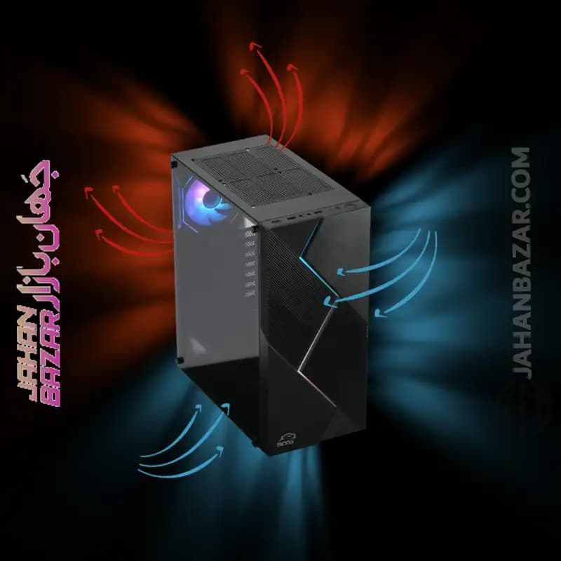 کیس گیمینگ با 4 فن تسکو TSCO GC4501 PRO — تصویر ۶