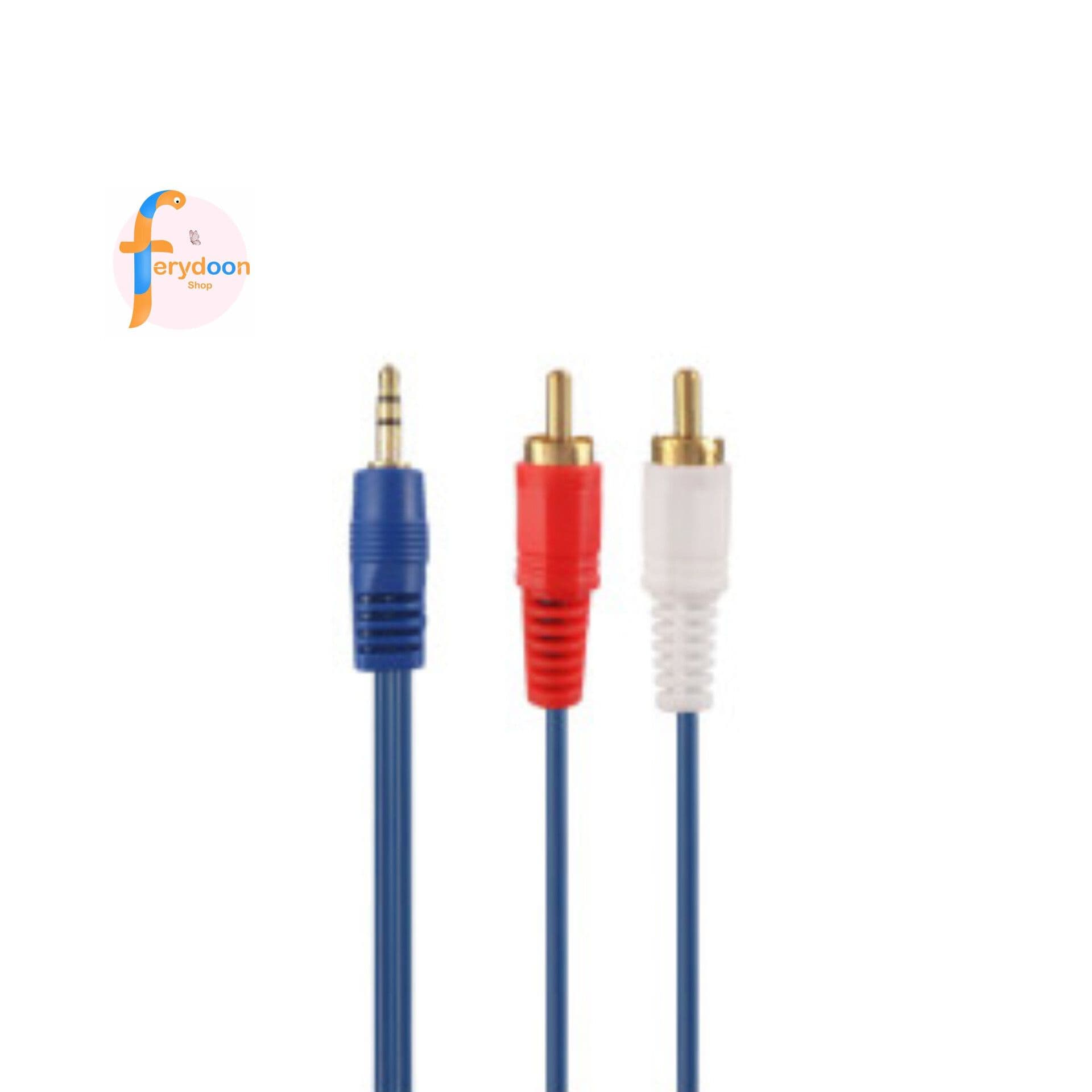 کابل تبدیل ۱ به ۲ صدا (AUX به RCA) – پل ارتباطی دنیای دیجیتال و آنالوگ — تصویر ۲