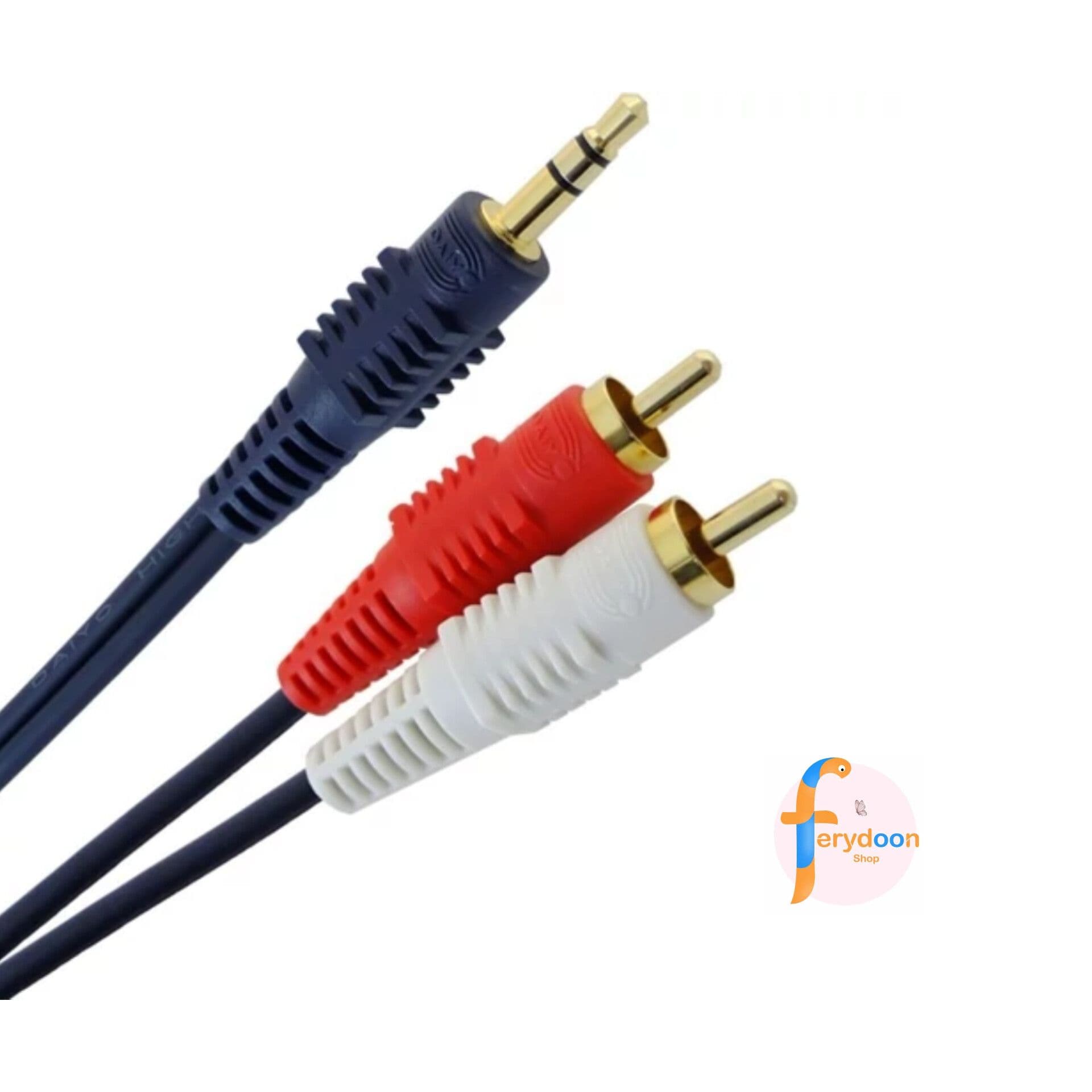 کابل تبدیل ۱ به ۲ صدا (AUX به RCA) – پل ارتباطی دنیای دیجیتال و آنالوگ