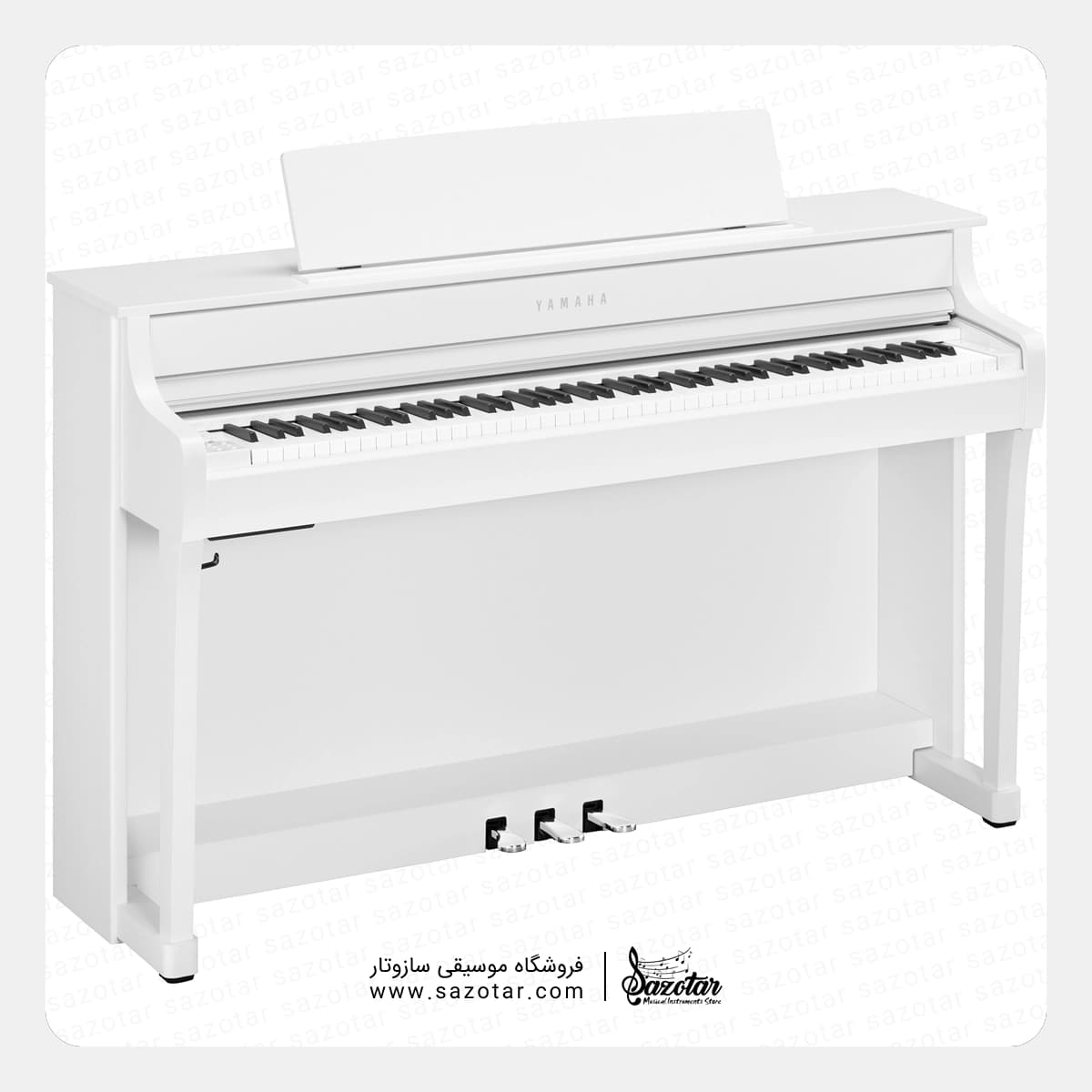 پیانو دیجیتال یاماها CLP-845 سفید — تصویر ۲