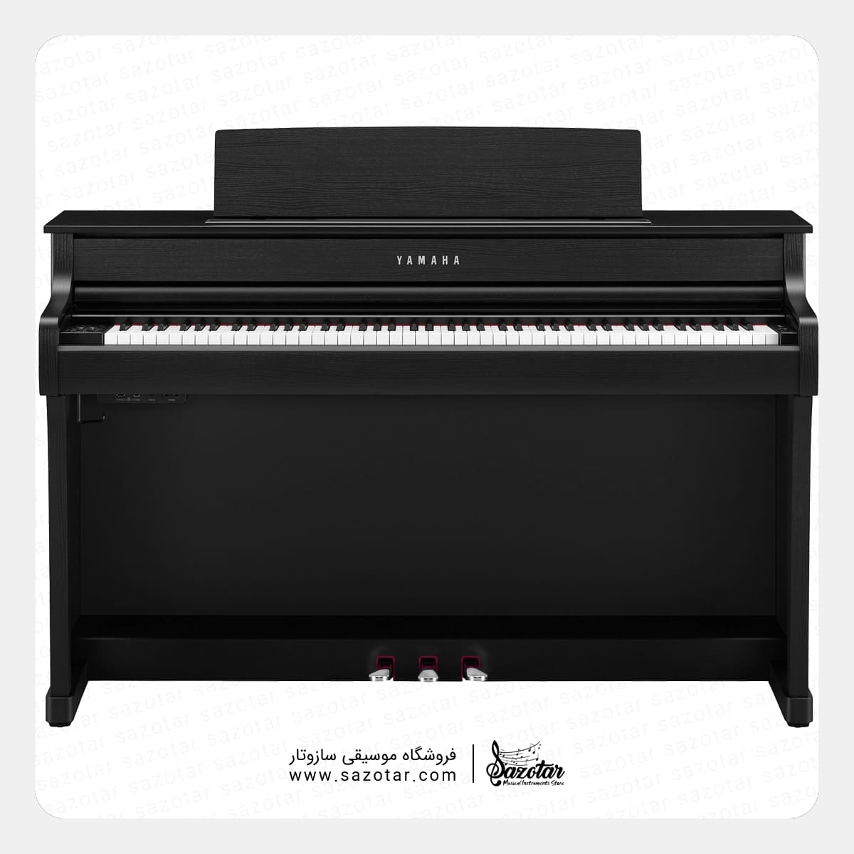 پیانو دیجیتال یاماها CLP-845 مشکی — تصویر ۳