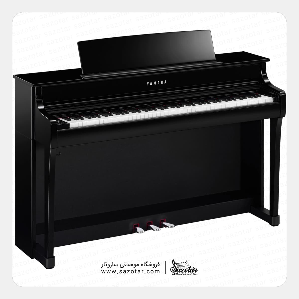 پیانو دیجیتال یاماها CLP-845 مشکی براق