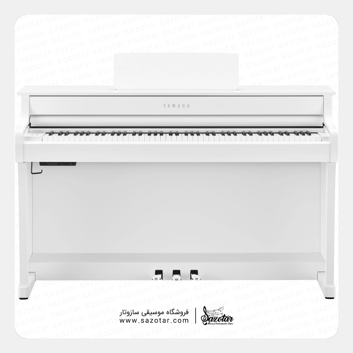 پیانو دیجیتال یاماها CLP-835 سفید — تصویر ۳