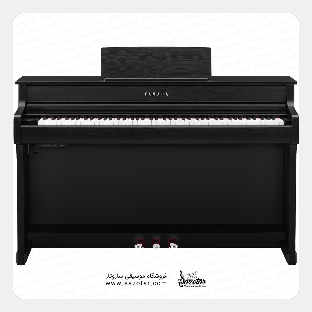 پیانو دیجیتال یاماها CLP-835 مشکی — تصویر ۳