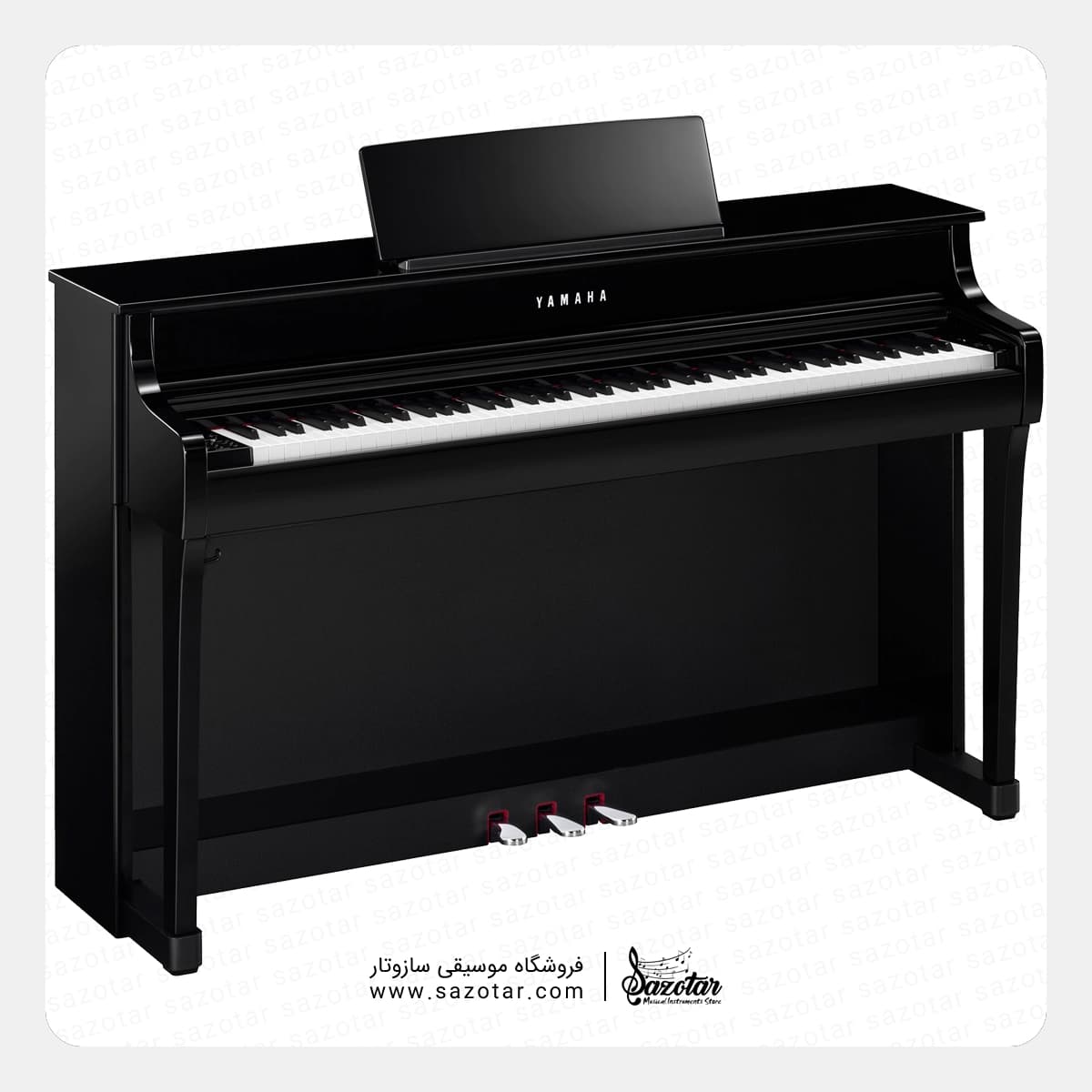 پیانو دیجیتال یاماها CLP-835 مشکی براق