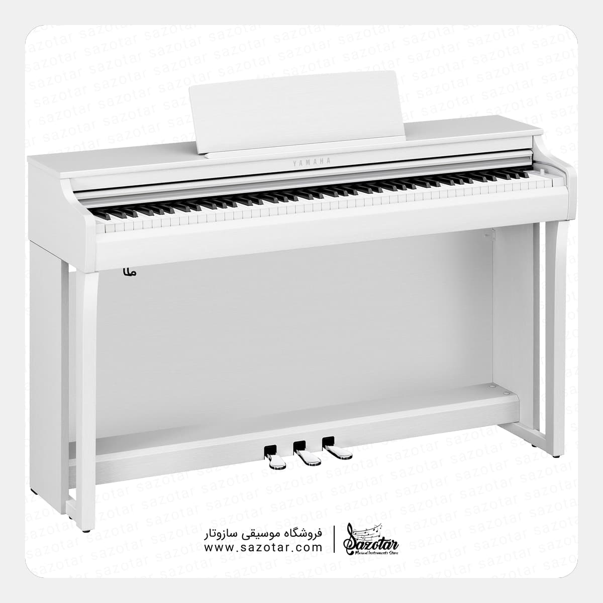 پیانو دیجیتال یاماها CLP-825 سفید — تصویر ۲