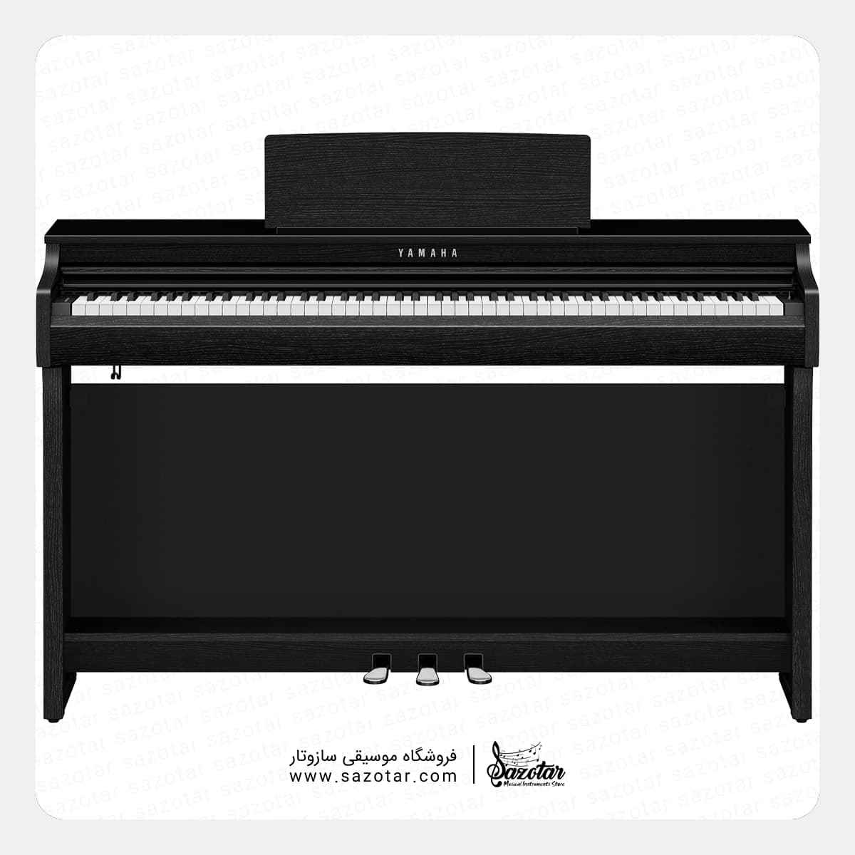 پیانو دیجیتال یاماها CLP-825 مشکی — تصویر ۳