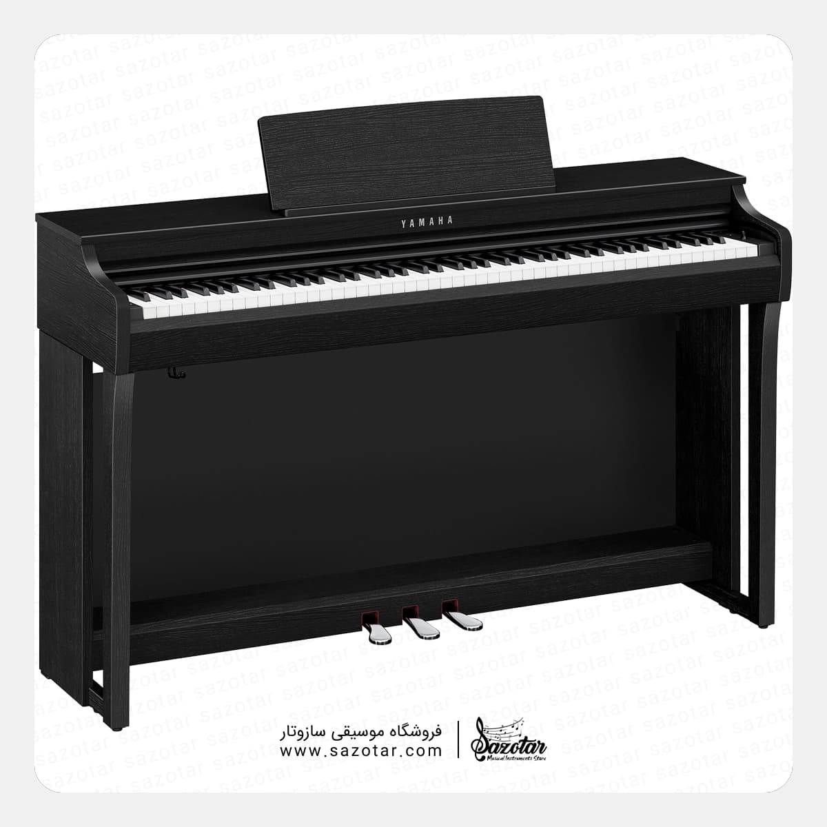 پیانو دیجیتال یاماها CLP-825 مشکی — تصویر ۲