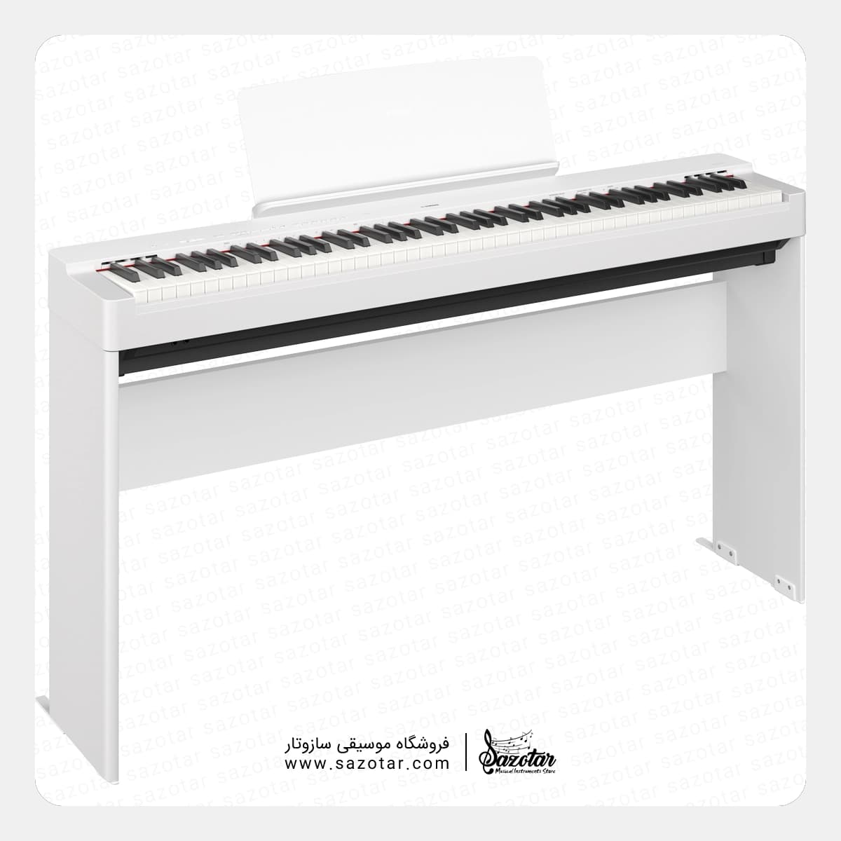 پیانو دیجیتال یاماها P-225WH سفید — تصویر ۶