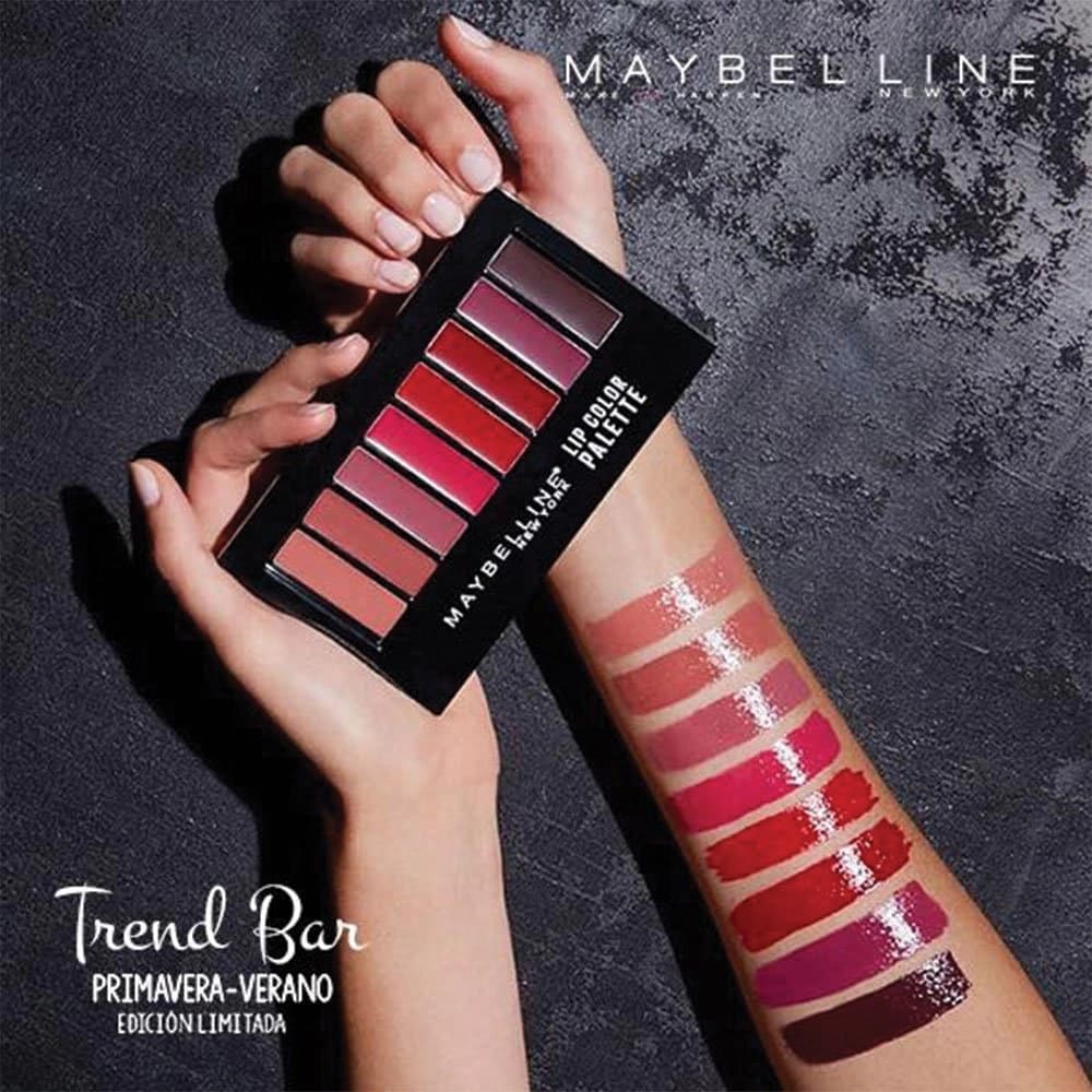 پالت رژلب 8 رنگ میبلین کدMaybelline 01 — تصویر ۵