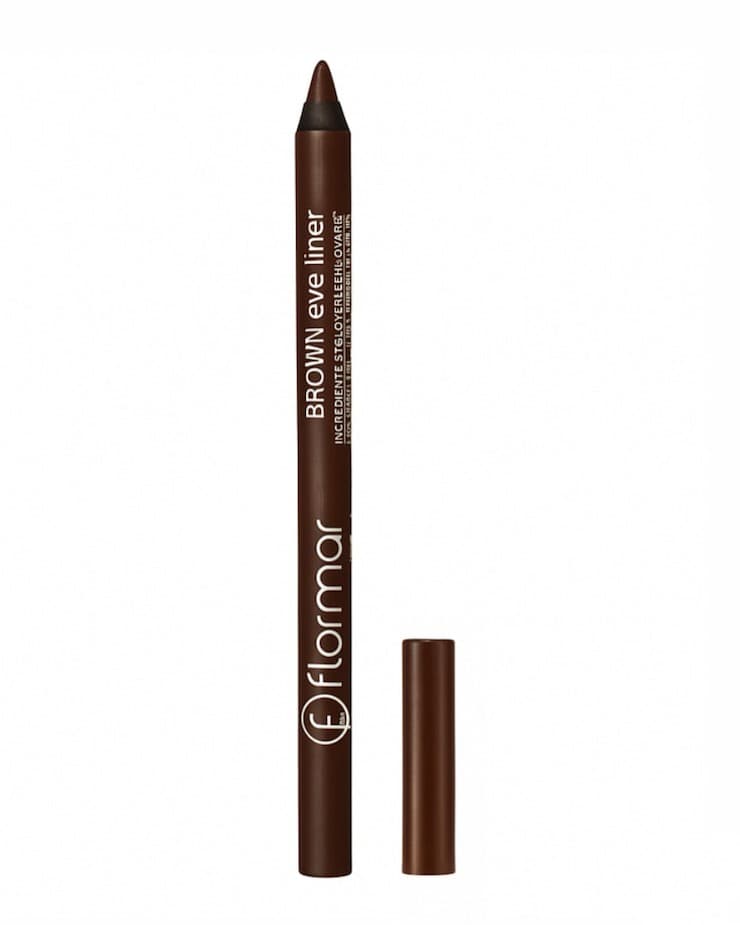 مداد چشم شمعی قهوه‌ای فلورمار Brown eye Liner