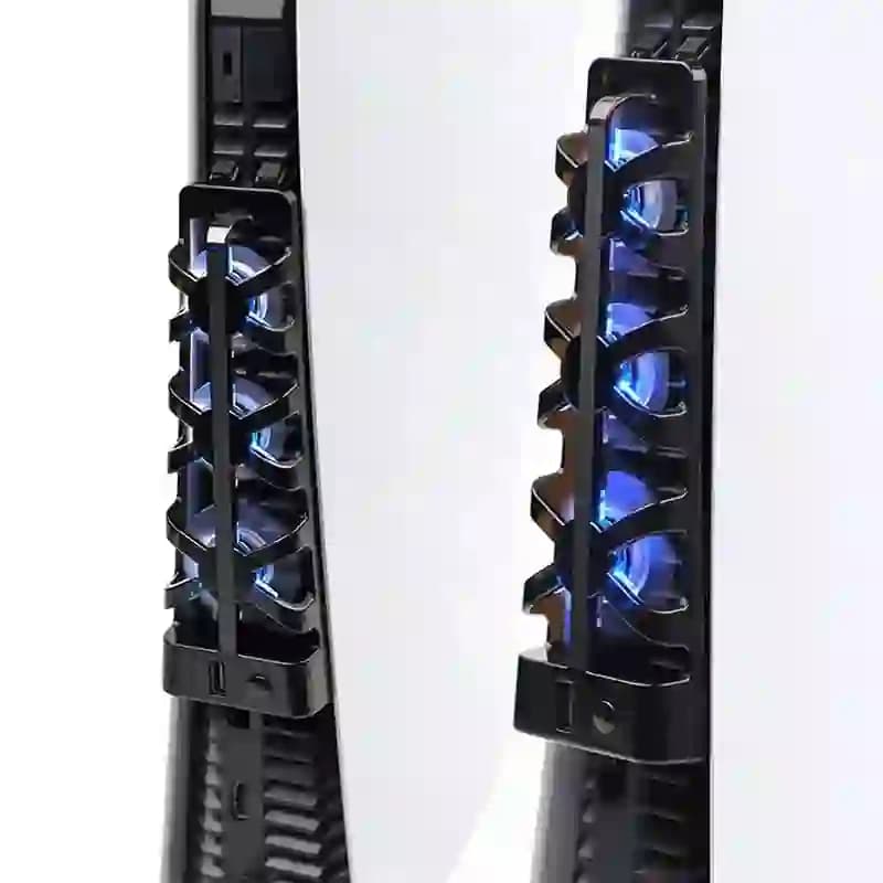 فن خنککننده پلیاستیشن ۵ مدل FAT RGB دار — تصویر ۳
