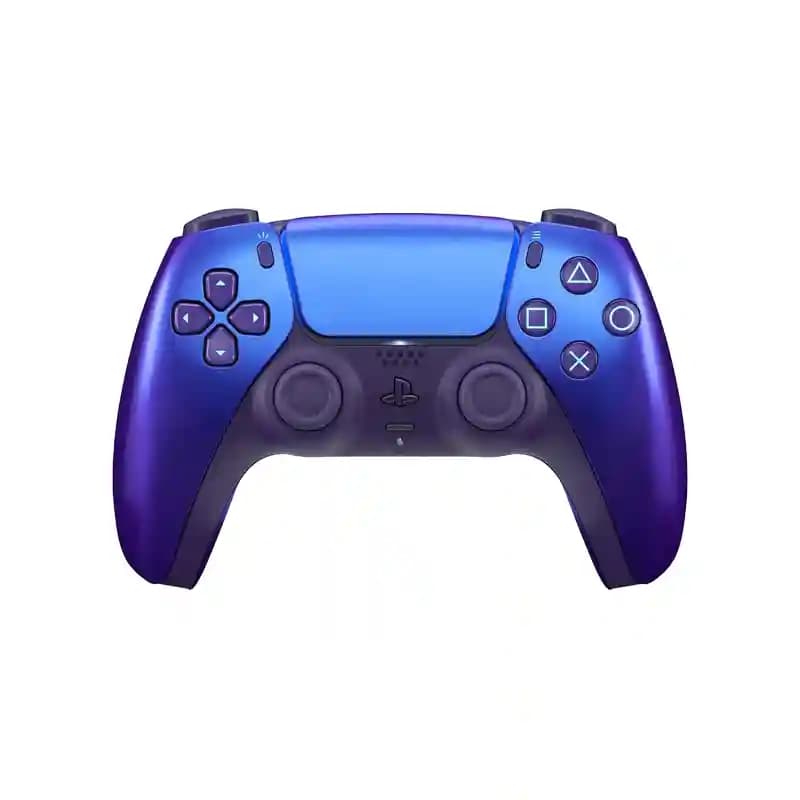 دسته اورجینال وایرلس PS5 DualSense رنگ آبی کروم (Blue Chrome) — تصویر ۲