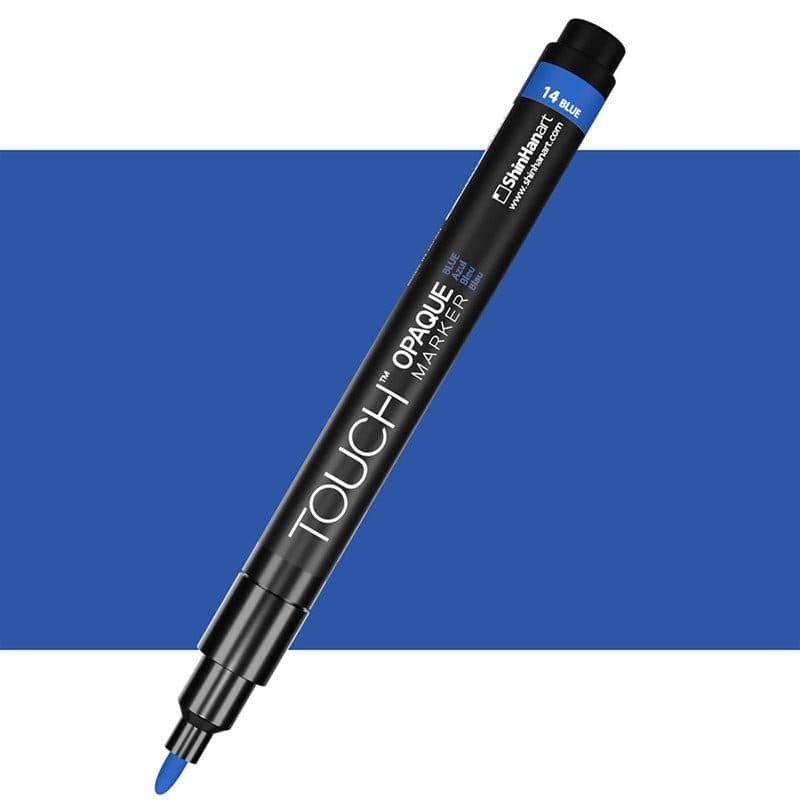 ماژیک همه کاره Touch Opaque مدل Blue Fine کد 14