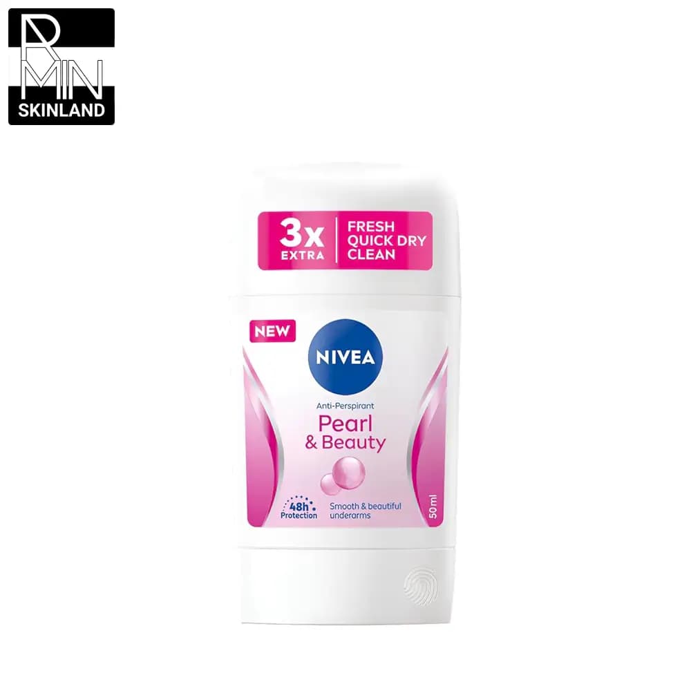 مام رول ضد تعریق نیوا مدل pearl & beauty حجم 50ml اورجینال — تصویر ۳