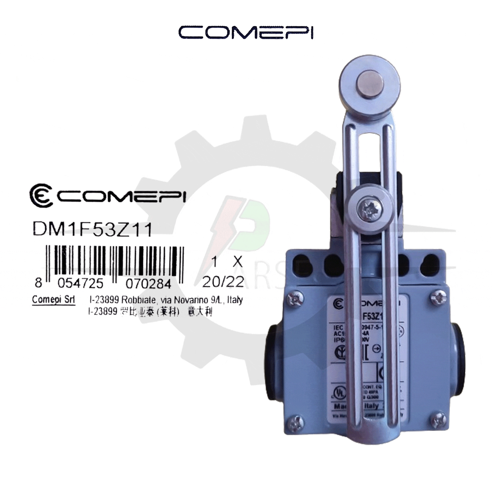 میکروسوئیچ کامپی مدل DM1F53Z11 — تصویر ۲