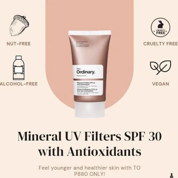 ضد آفتاب مینرال اوردینری حاوی آنتی‌اکسیدان SPF30 — تصویر ۶